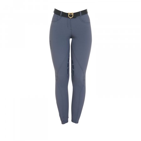 Women's knee grip breeches in technical fabric