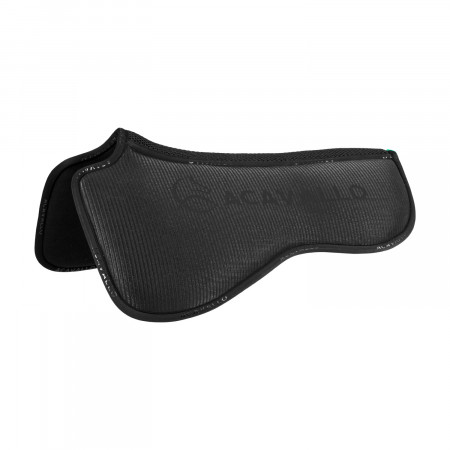 Ecowool memory foam pad with silicone grip and logo