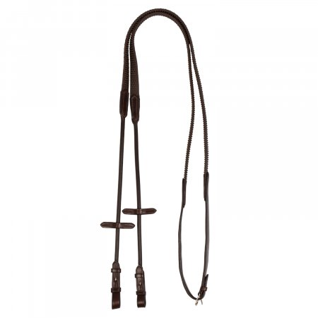 RUBBER REINS SLIMLINE WITH RINGS
