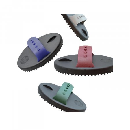 PLASTIC HOOF PICK WITH BRUSH & SCRAPER