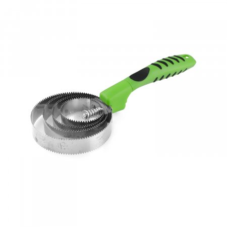 CURRY COMB WITH WOODEN HANDLE