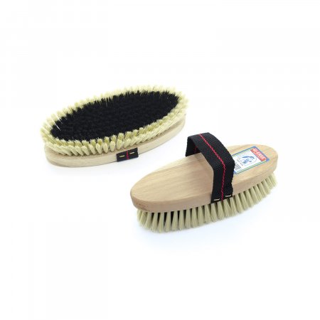 WOODEN MANE AND TAIL BRUSH WITH HANDLE