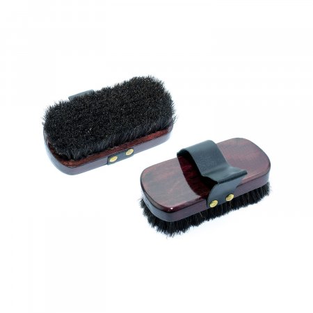 WOODEN MANE AND TAIL BRUSH WITH HANDLE