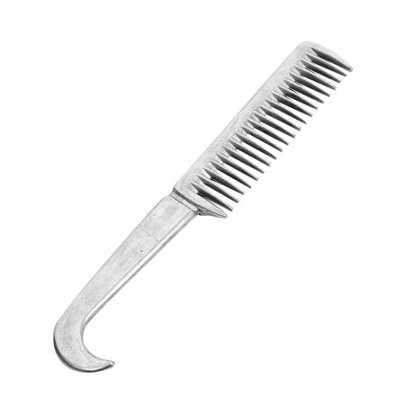 ROUND METALLIC CURRY COMB