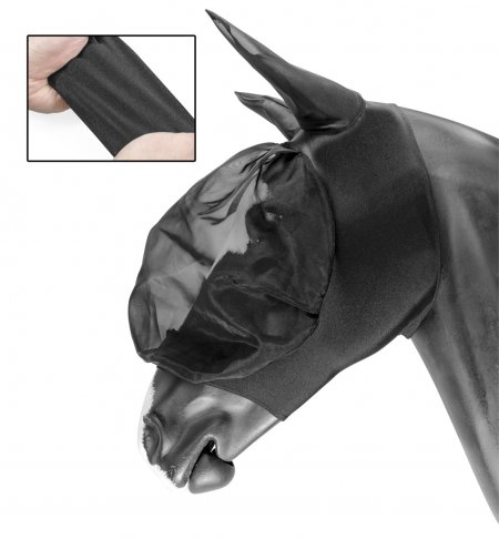 MASCHERA ANTIMOSCHE PVC C/COPRIORECCHIE E ZIP