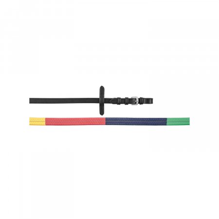 RUBBER REINS SLIMLINE WITH RINGS