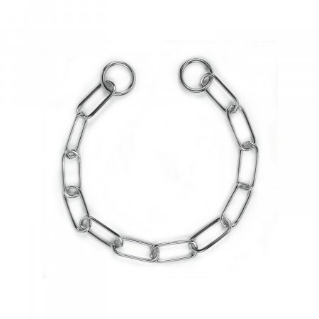 Leather dog leash with geometric pattern