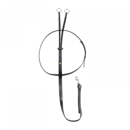 Running martingale with rubber stopper