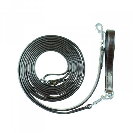 CURB REINS, LEATHER SET, FLAT, NARROW