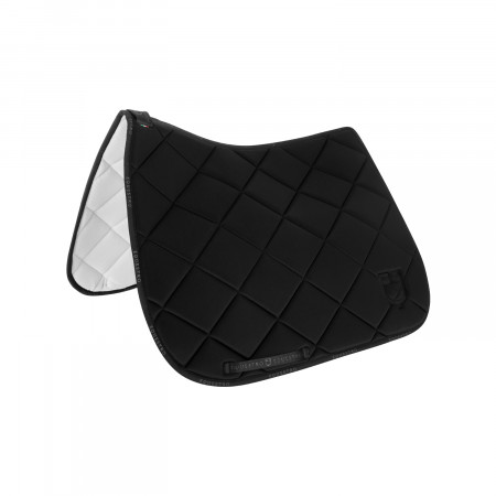 Dressage saddle pad rhinestone logo