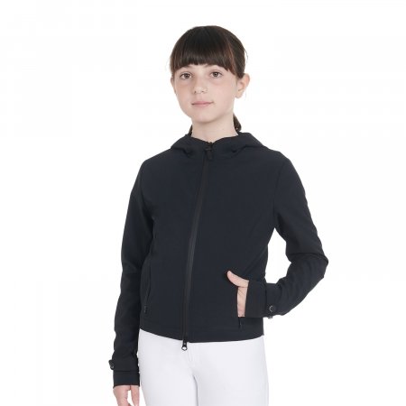 Giacca in softshell donna Equestro Ridertechnology impermeabile lungo