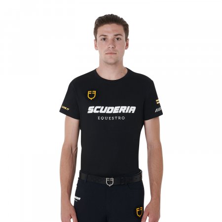 T-shirt uomo slim fit con logo sul petto
