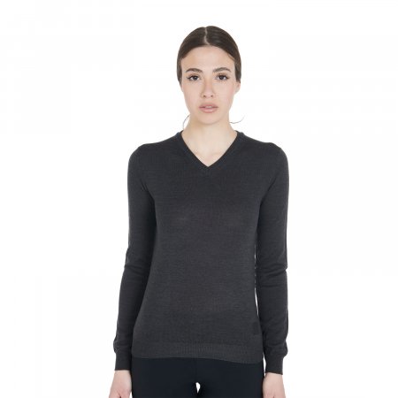 Maglione da donna a collo alto con zip