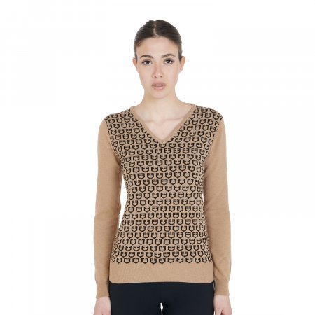 Men's crewneck sweater in merino wool