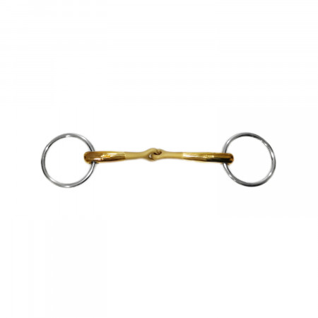 DOUBLE JOINT GAG BIT 3-RING CHEEKS