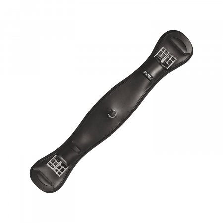 KENTAUR DRESSAGE LEATHER GIRTH, GRAND PRIX MODEL W/ REMOVABLE SHEEPSKIN