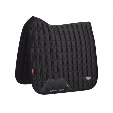 Dressage saddle pad with rhinestone logo