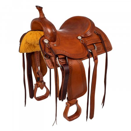 SELLE WESTWOOD CLASSIC WORKING COW COGNAC REVERSE BORDER