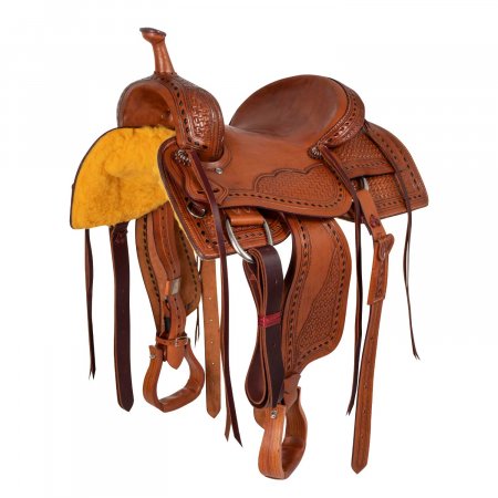 SELLA WESTWOOD CLASSIC CUTTING/TEAM PENNING QUILTED SEAT BORDER 