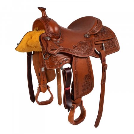SELLE WESTWOOD CLASSIC WORKING COW COGNAC REVERSE BORDER