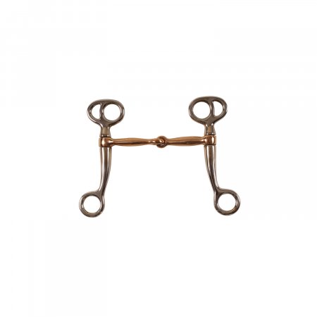 FILETTO WESTERN TORCIGLIONE INOX ANELLI BRUNITI POOL'S