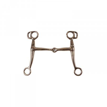 MORSO ARGENTINO CON RULLI IN RAME E BARRE RIVESTITE IN PELLE 19MM