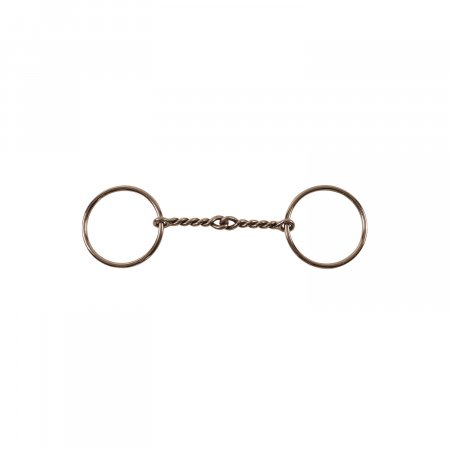 MORSO ARGENTINO CON RULLI IN RAME E BARRE RIVESTITE IN PELLE 19MM