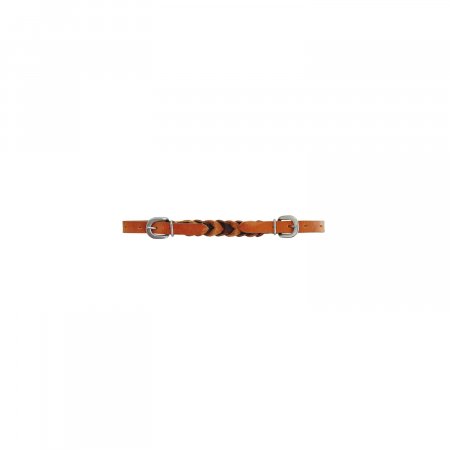 LEATHER CURB CHAIN WITH CHAIN