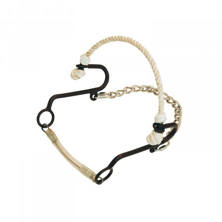 HACKAMORE FERRO C/NASALINA CUOIO