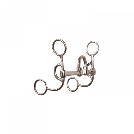 MORSO ARGENTINO CON RULLI IN RAME E BARRE RIVESTITE IN PELLE 19MM