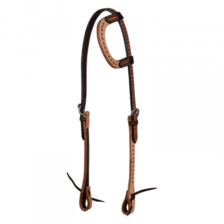 TESTIERA DIRITTA UNA FIBBIA OTTONE MADE IN USA POOL'S