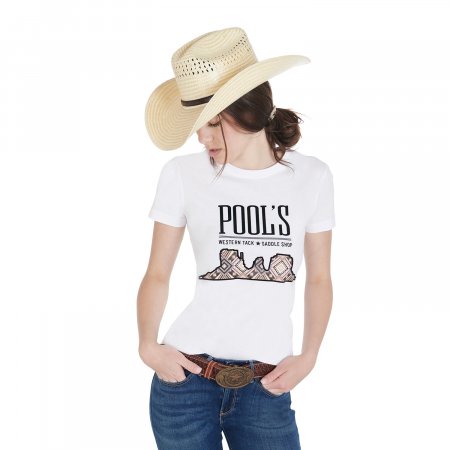 Men's cotton t-shirt with mountain landscape print
