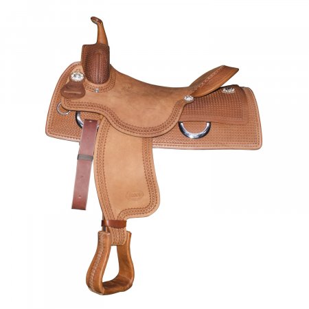 SELLA WESTWOOD CLASSIC CUTTING/TEAM PENNING QUILTED SEAT BORDER 