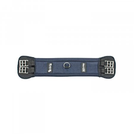 KENTAUR DRESSAGE LEATHER GIRTH, GRAND PRIX MODEL W/ REMOVABLE SHEEPSKIN