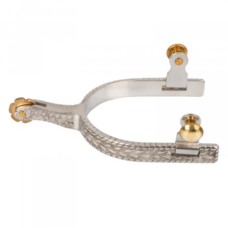 FG REINING SHOW SPURS ENGRAVED TRIM WOMEN
