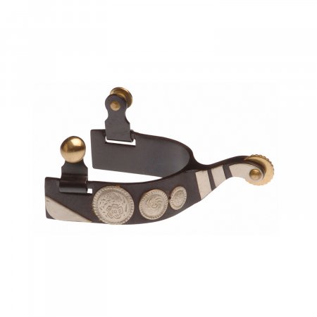 FG REINING SPURS ENGRAVED TRIM WITH REINER MOTIF MEN