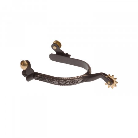 FG REINING SHOW SPURS ENGRAVED TRIM MEN