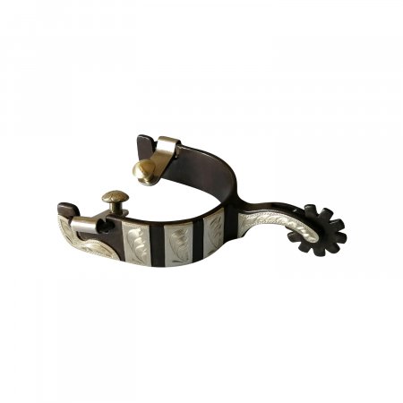 FG REINING SPURS ENGRAVED TRIM WITH REINER MOTIF MEN
