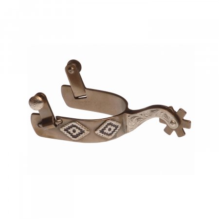 FG REINING SHOW SPURS ENGRAVED TRIM MEN
