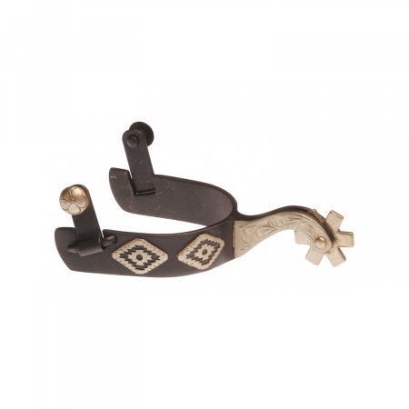 FG REINING SPURS ENGRAVED TRIM WITH REINER MOTIF MEN