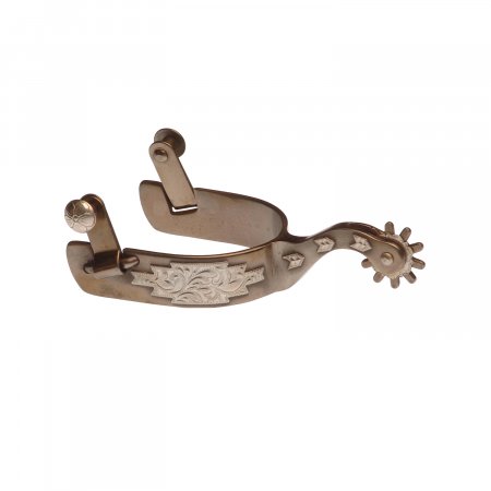 FG REINING SHOW SPURS ENGRAVED TRIM MEN