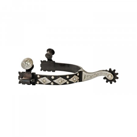 ANTIQUE  SPURS W/STRASS INLAY