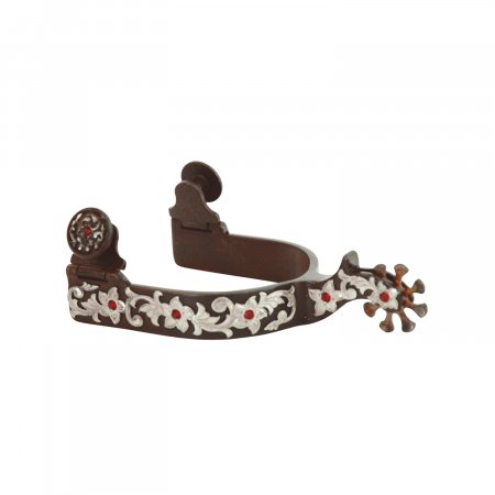 FG REINING SPURS ENGRAVED TRIM WITH REINER MOTIF LADIES