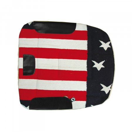 BARREL SADDLE PAD W/SYNT FLEECE BOTTOM