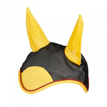 Scuderia Equestro fly veil technical fabric and Velcro patch
