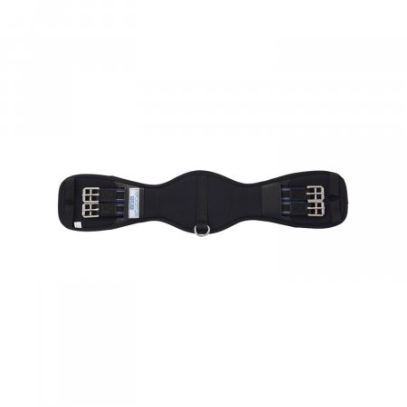 KENTAUR DRESSAGE LEATHER GIRTH, GRAND PRIX MODEL W/ REMOVABLE SHEEPSKIN