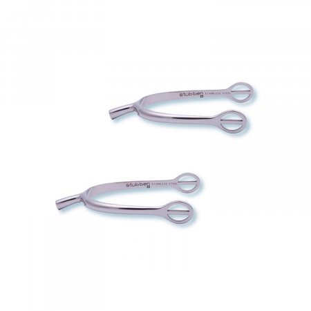  ULTRA fit spurs with Balkenhol fastening - Stainless steel, 15 mm rounded