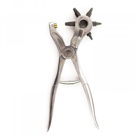 POWERFUL REVOLVING LEATHER PUNCH - 70% LESS POWER NEEDED