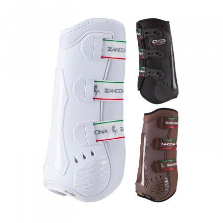 Young horse fetlock boots TPU and synthetic sheepskin