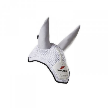 Cuffietta in tessuto traforato con logo